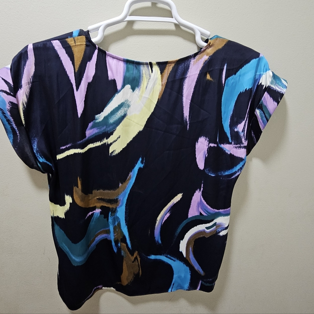 Nine West Multicolor Abstract Blouse - Picture 3 of 4
